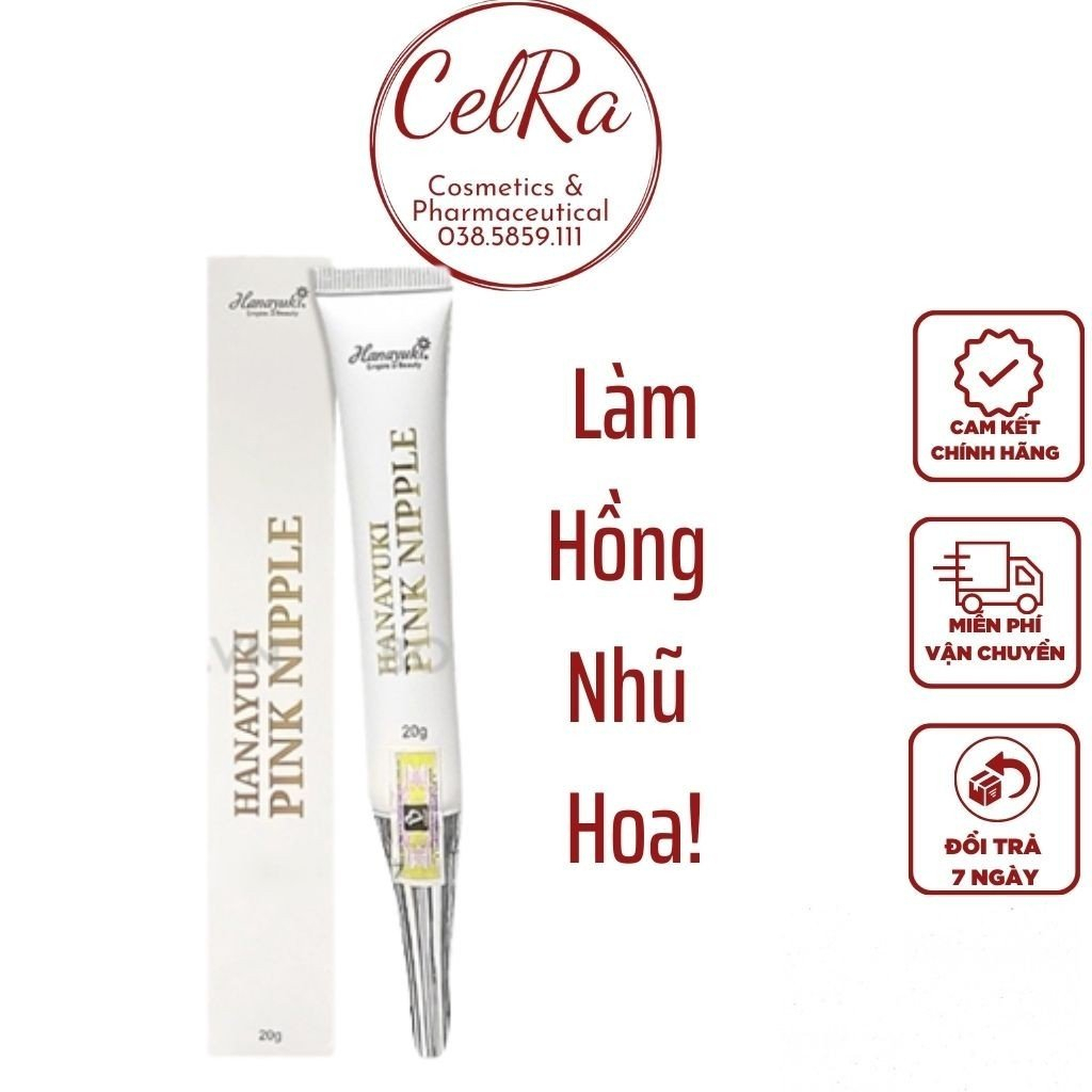 Kem Làm hồng Nhũ Hoa Pink Nipple- Hanayuki Chính Hãng