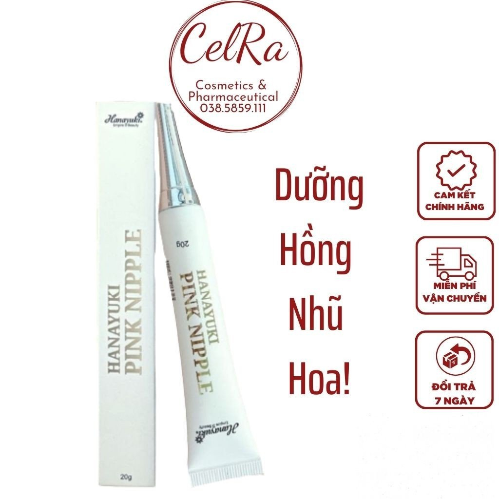 Kem Làm hồng Nhũ Hoa Pink Nipple- Hanayuki Chính Hãng