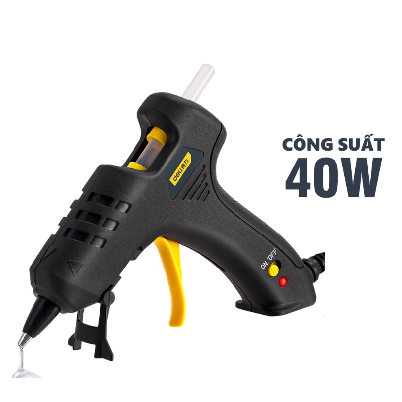 Súng Bắn Keo Cao Cấp Công Suất Lớn 40W Deli - Nhỏ Gọn, An Toàn Dễ Sử Dụng - DL402040