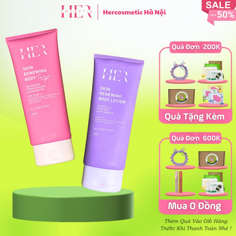 Kem body Her Cosmetic . Kem Skin Renewing Body Lotion & Tone Up 30 PA ++