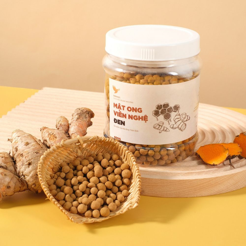 VIÊN NGHỆ ĐEN MẬT ONG THIÊN BÌNH