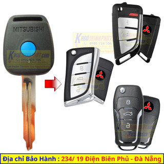 Chìa khoá Độ gập xe Mitsubishi Zinger mẫu mới