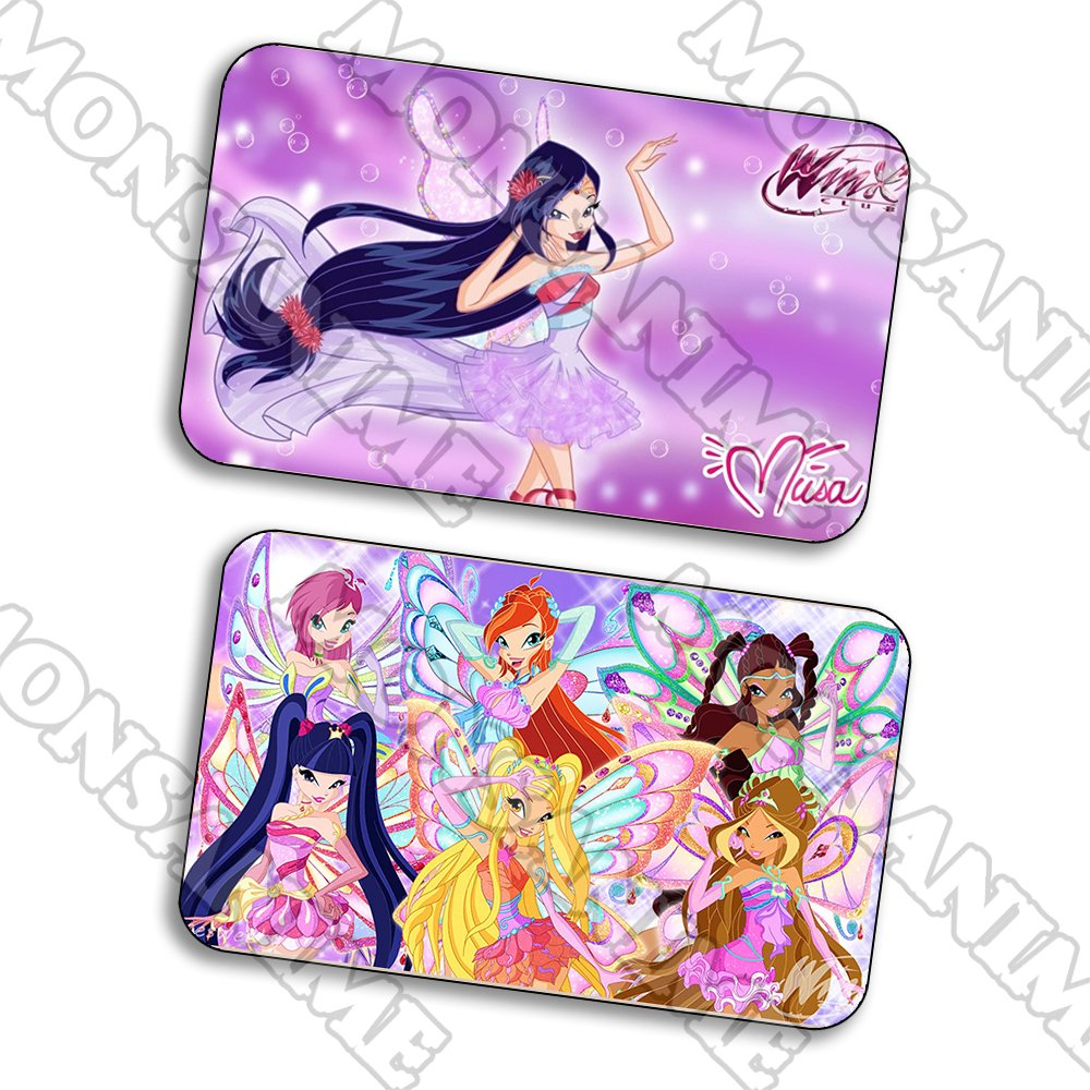 Ảnh card bo góc in hình WINX CLUB Công chúa phép thuật ver Enchantix thẻ bo viền 5*8cm anime game chibi sưu tầm 1 tấm