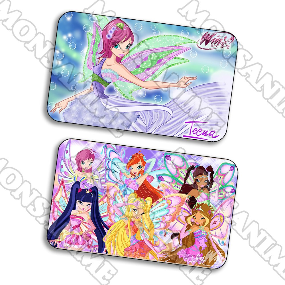 Ảnh card bo góc in hình WINX CLUB Công chúa phép thuật ver Enchantix thẻ bo viền 5*8cm anime game chibi sưu tầm 1 tấm