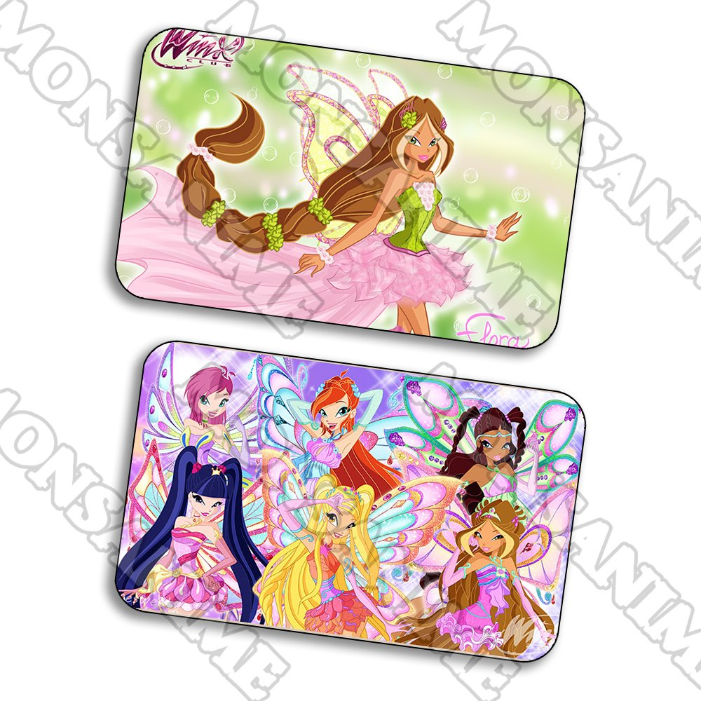 Ảnh card bo góc in hình WINX CLUB Công chúa phép thuật ver Enchantix thẻ bo viền 5*8cm anime game chibi sưu tầm 1 tấm