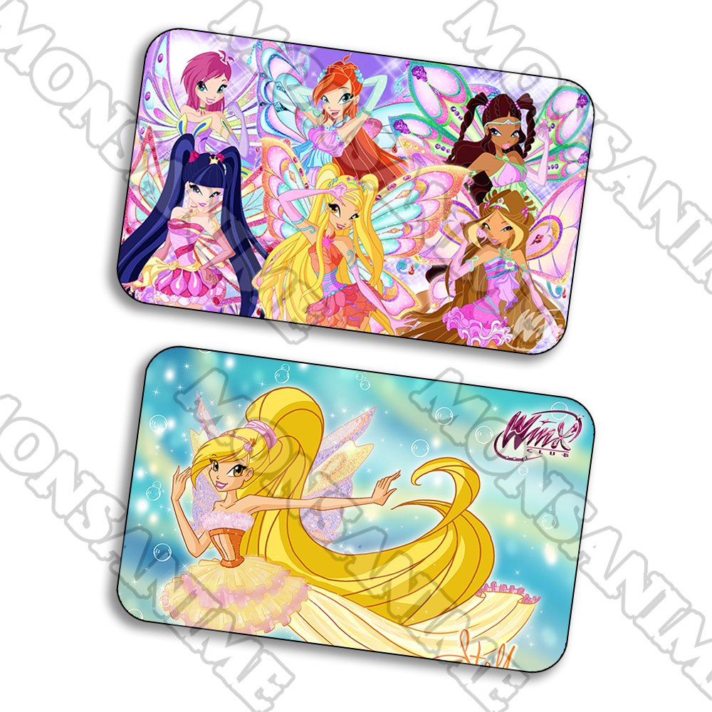 Ảnh card bo góc in hình WINX CLUB Công chúa phép thuật ver Enchantix thẻ bo viền 5*8cm anime game chibi sưu tầm 1 tấm