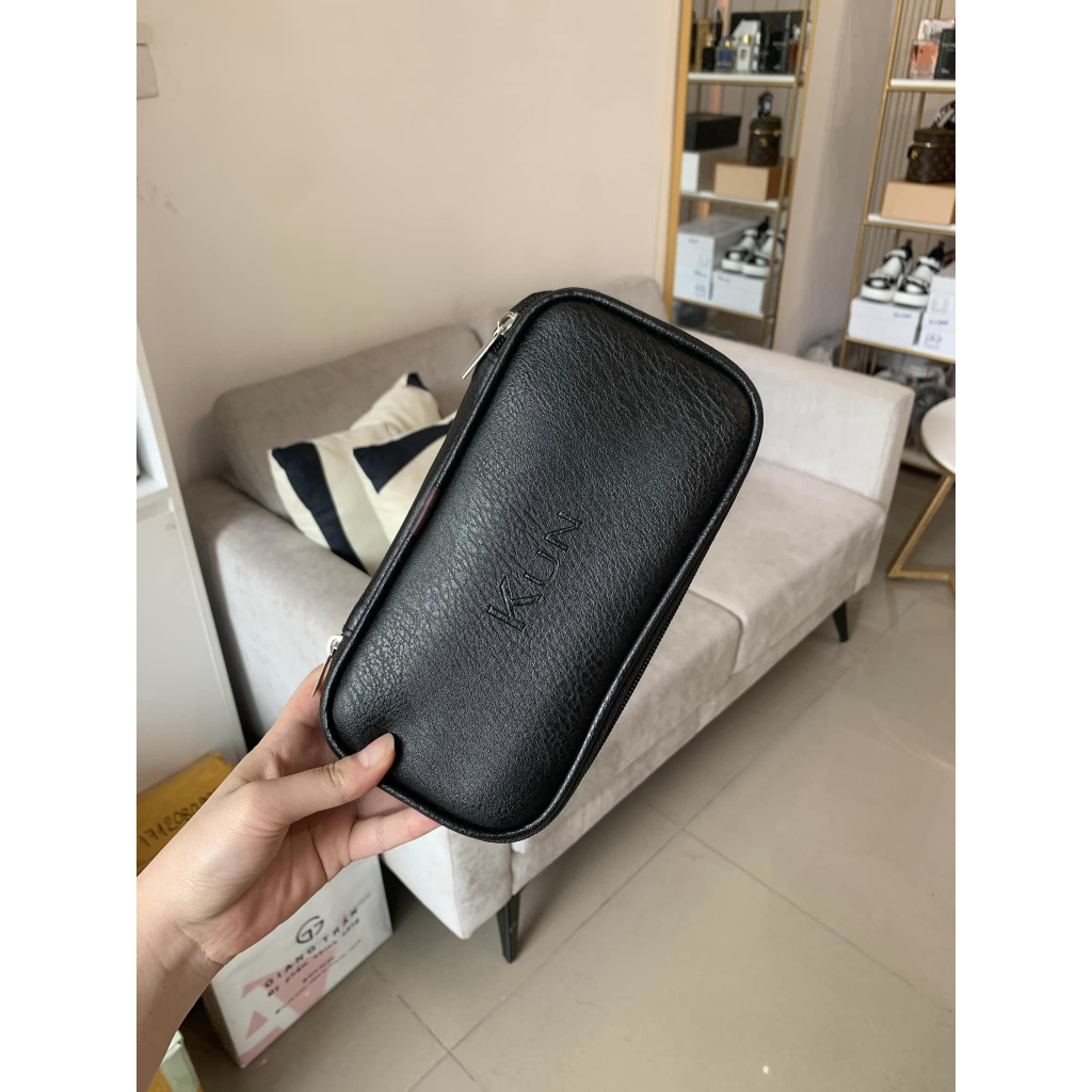 Bộ Cọ KUN Kèm Bao Da 14 Cây Sang Chảnh chất lông thú siêu mềm mịn chuyên dùng  cho các  Makeup