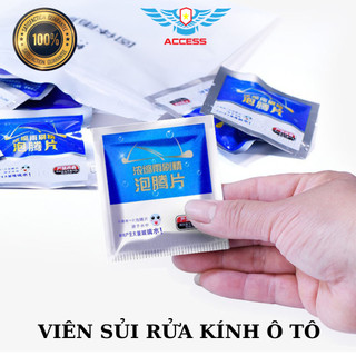 [Combo 50 viên] Viên Sủi Rửa Kính Xe Hơi Ô Tô Access
