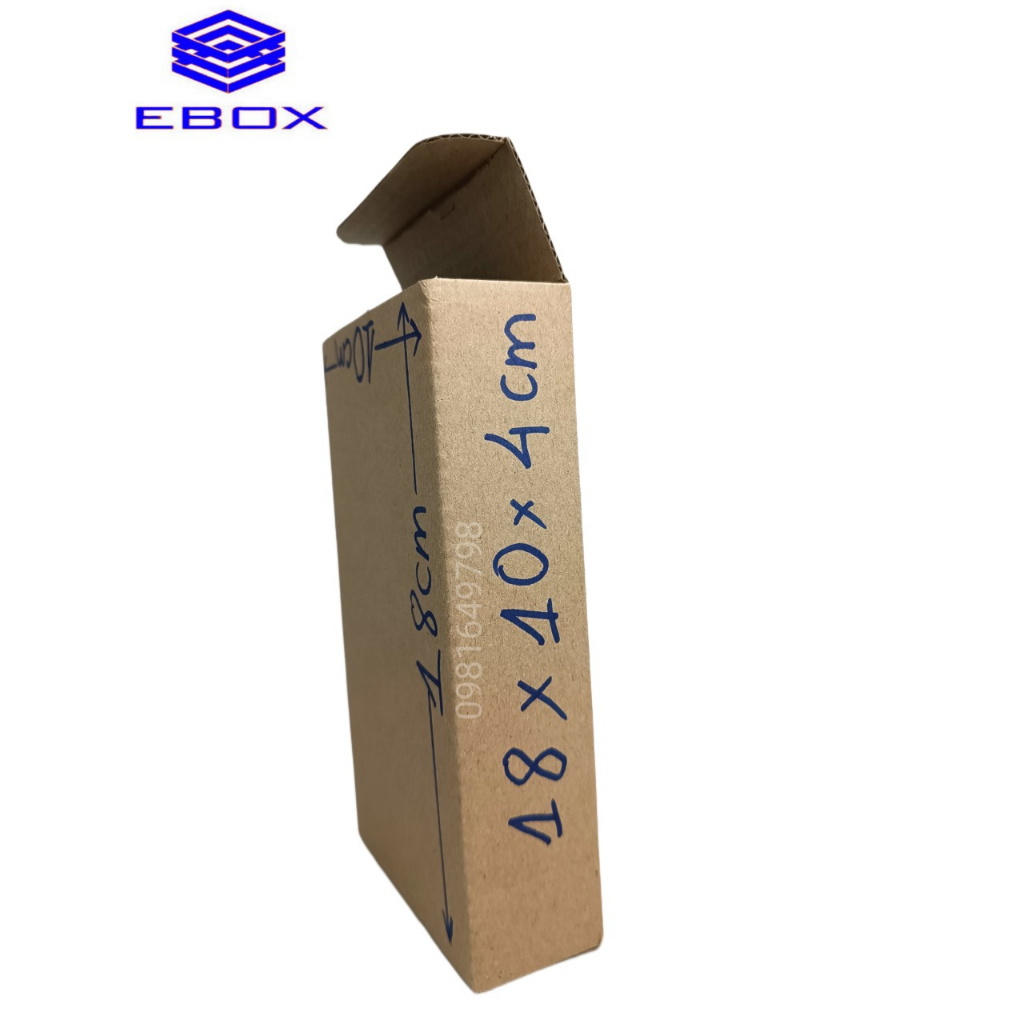 18x10x4 Nắp gài Combo 10 Hộp carton đóng hàng