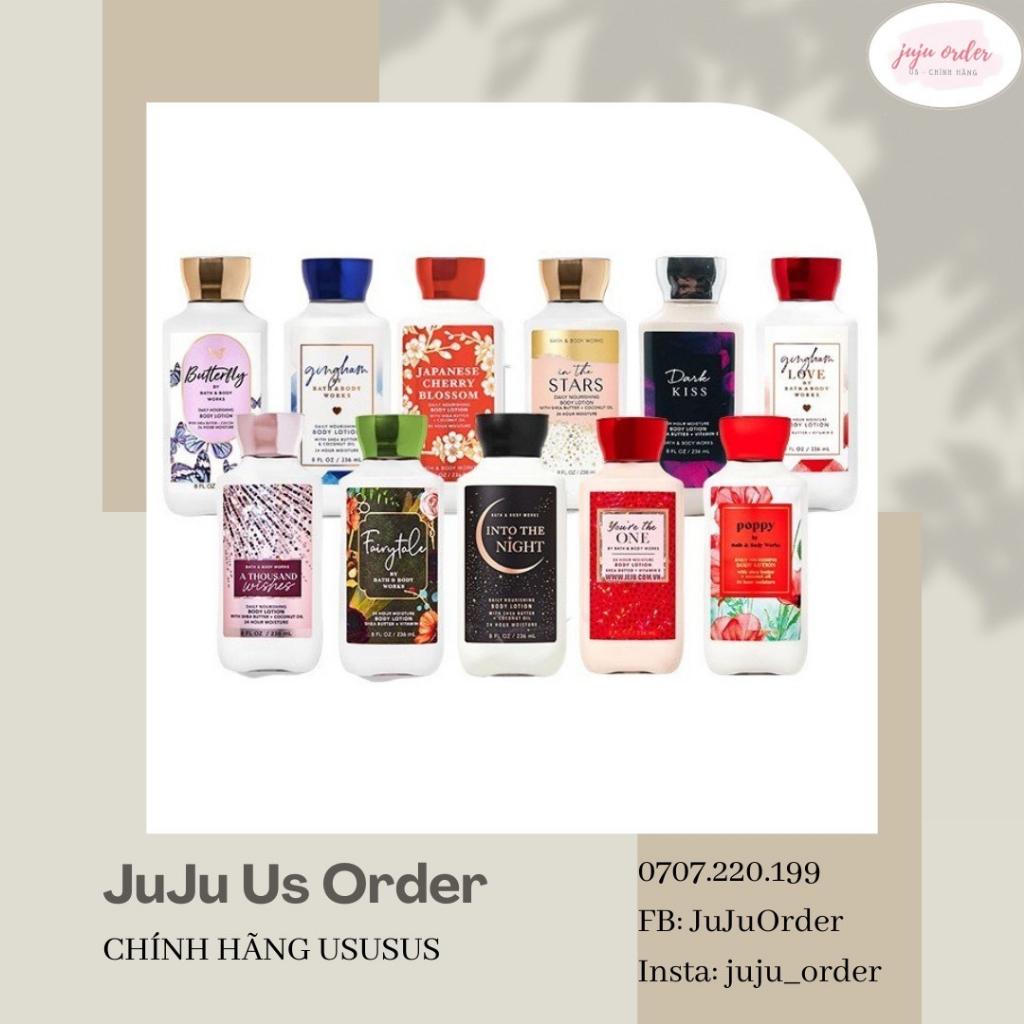Kem Dưỡng Thể - Lotion - Bath&Bodyworks