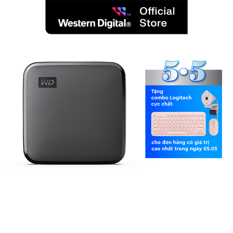 Ổ cứng di động 480GB External SSD Western Digital Elements SE USB 3.0 (WDBAYN0020BBK-WESN)