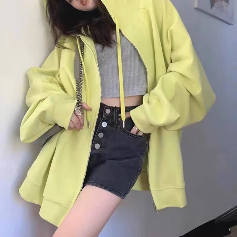KHOÁC HOODIE GÂN TĂM Về bảng mới full màu bao xinh cho nàng lun ạ. Mùa này ra đường rất cần thiết lun nhé khách iu. Chốn