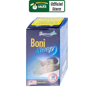 BoniSleep+ Botania - Viên uống giúp an thần, giảm căng thẳng thần kinh - Hộp 30 viên