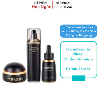 Combo Kem, toner và Serum Dưỡng Da Mờ Nám Trắng Da Dongsung Myphamhocngan1