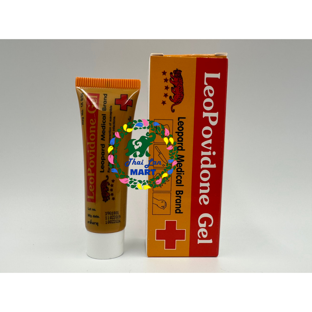 TUÝP LEOPOVIDONE GEL PHỎNG CẦM MÁU ĐỨT TAY HÀNG NỘI ĐỊA CHÍNH HÃNG THÁI LAN 10G