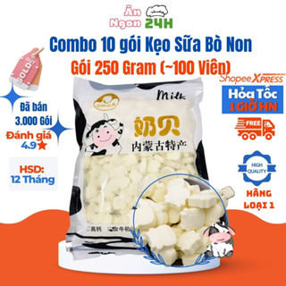 Combo sỉ 10 Gói Kẹo sữa bò non đặc sản Mông Cổ - gói 250gr