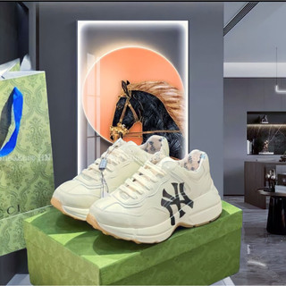 Giày Gucci Chunky NY , Gucci Rhyton Sneaker "New York Yankees" hot trend 2023 tặng hbv_tẩy giày