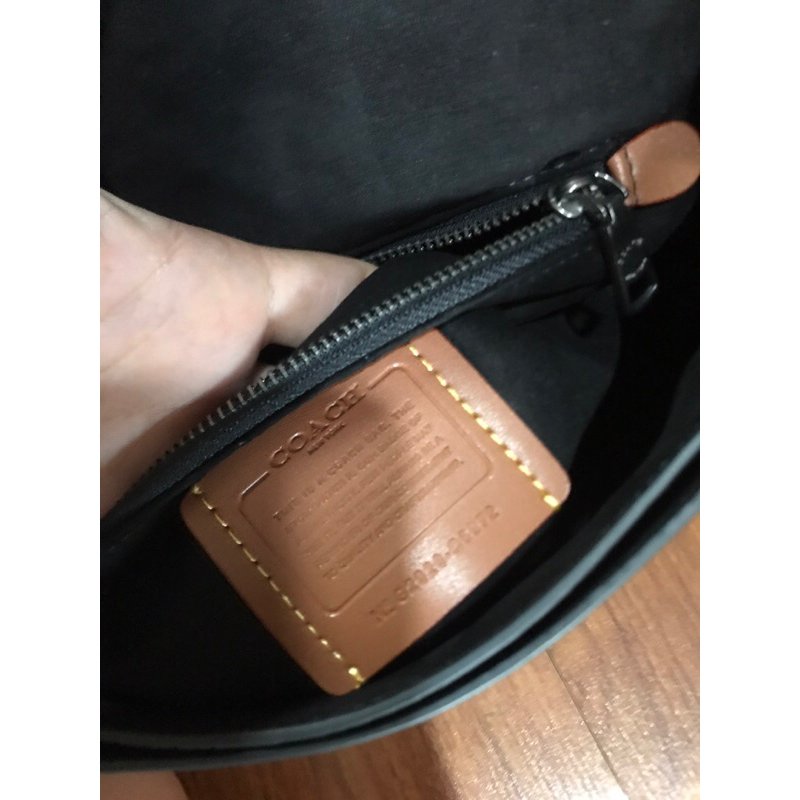 Túi coach hiệu si tuyển da thật 25cm