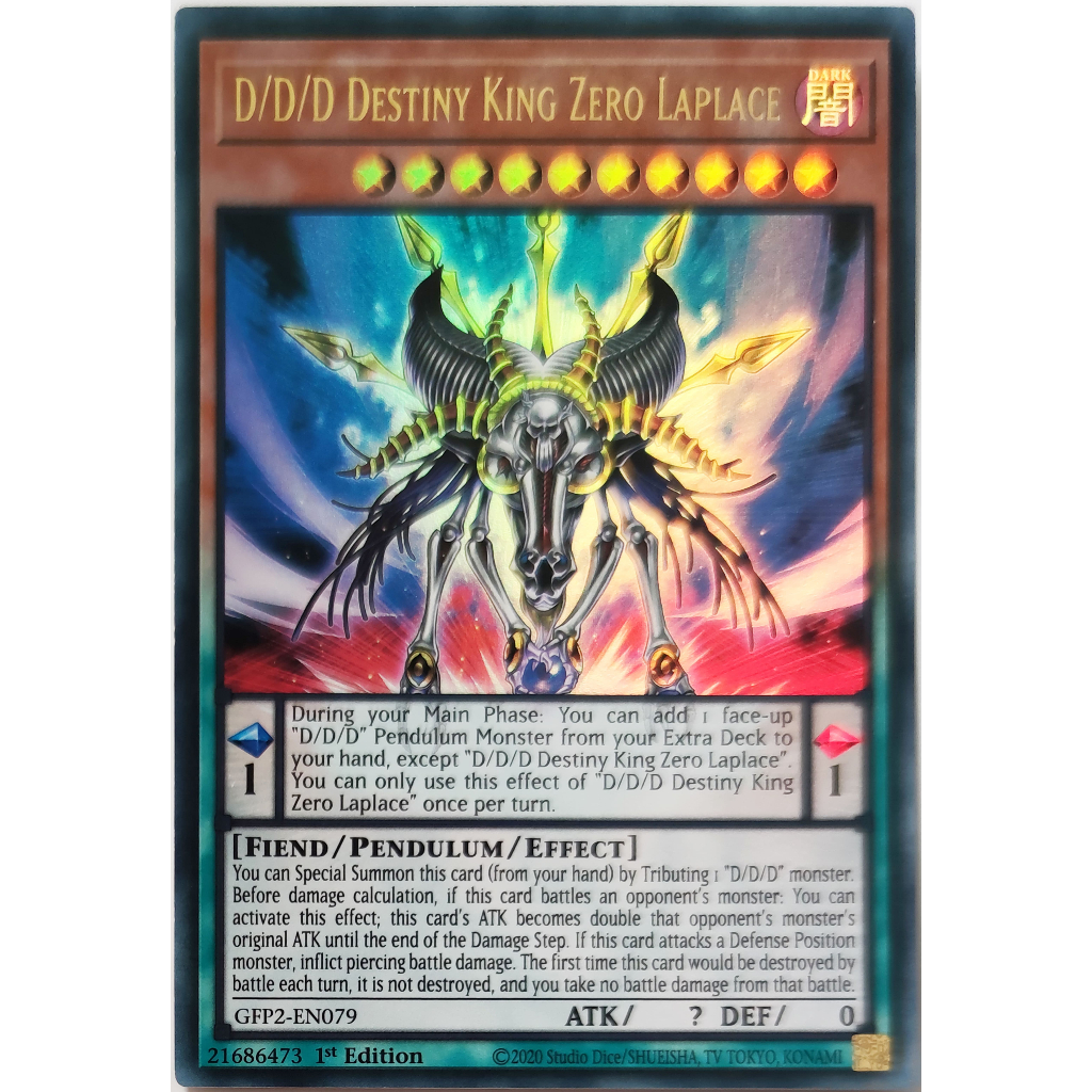 D/D/D Destiny King Zero Laplace |EN| Ultra Rare