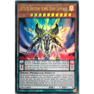 [Thẻ Yugioh] D/D/D Destiny King Zero Laplace |EN| Ultra Rare