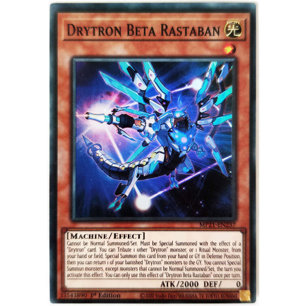 [Thẻ Yugioh] Drytron Beta Rastaban |EN| Super Rare