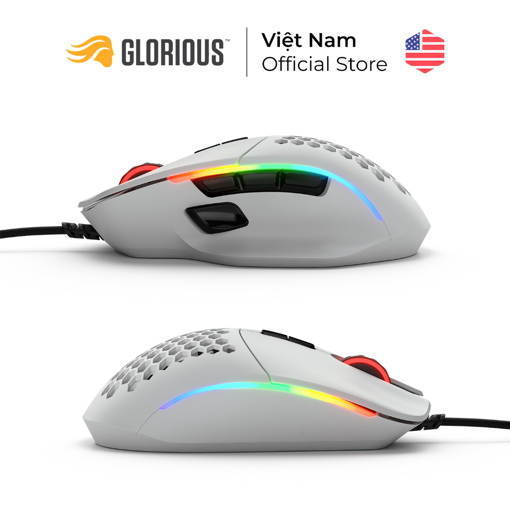 Chuột công thái học siêu nhẹ Glorious Model I - Hàng Chính Hãng