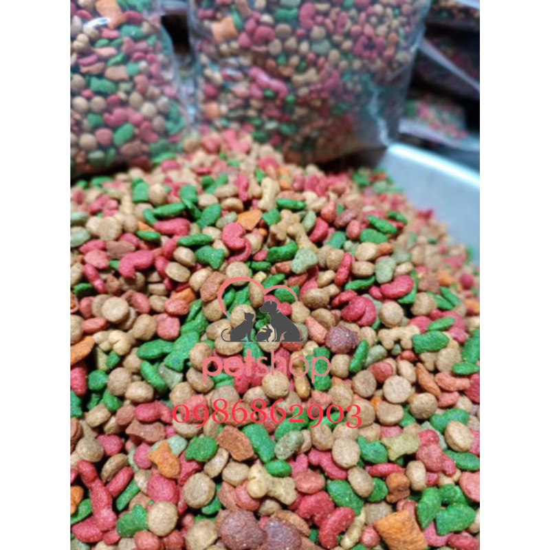 Thức ăn cho chó mèo mix vị  gói 400g