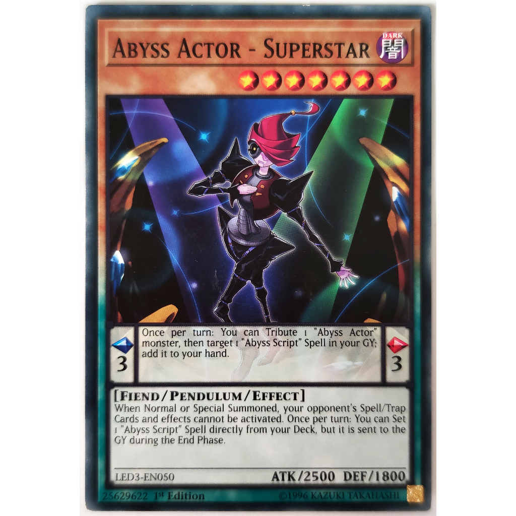 [Thẻ Yugioh] Abyss Actor - Superstar |EN| Common