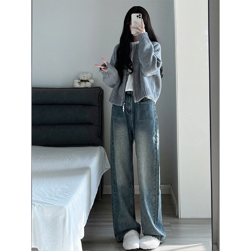 Quần Jean Nữ Quảng Châu Chất Liệu Dày Dặn Phủ Dơ Quần Jean Nữ Cao Cấp Bluecat | BigBuy360 - bigbuy360.vn