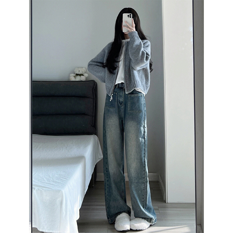 Quần Jean Nữ Quảng Châu Chất Liệu Dày Dặn Phủ Dơ Quần Jean Nữ Cao Cấp Bluecat | BigBuy360 - bigbuy360.vn