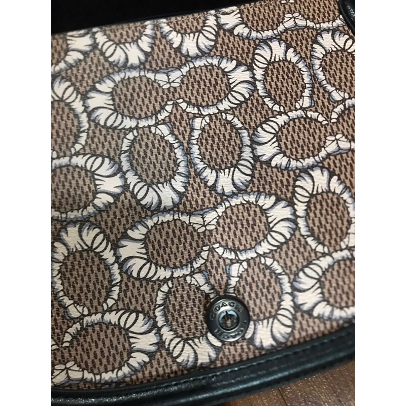 Túi coach hiệu si tuyển da thật 25cm