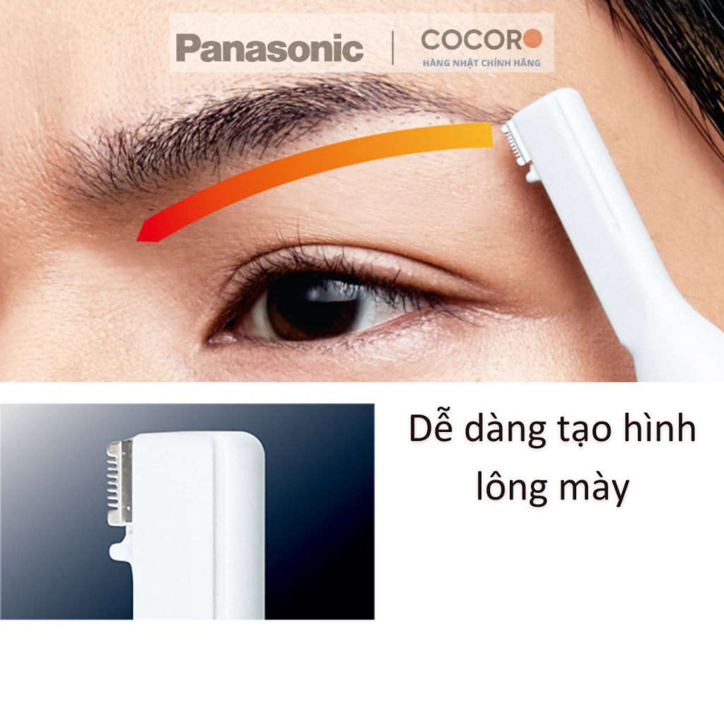 Máy cạo lông mày, tỉa lông mày cao cấp Panasonic ER GM20 hàng Nhật