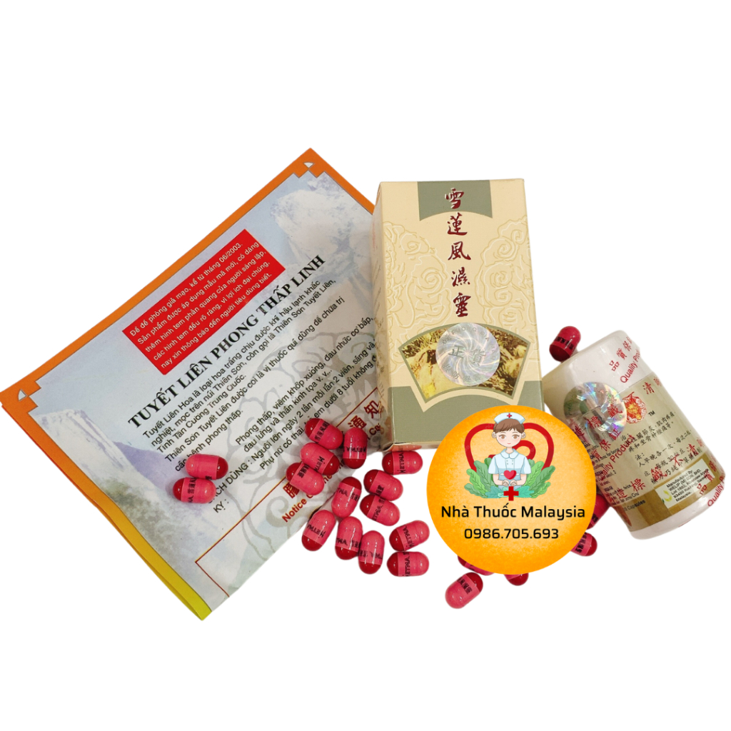 Tuyết Liên Phong Thấp Linh Malaysia 30 Viên – Hỗ trợ cơ – xương khớp – đau nhức