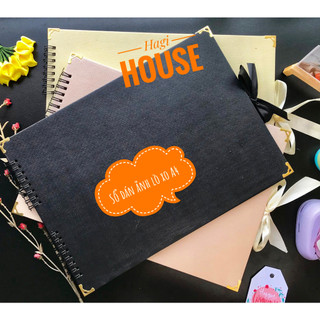  Sổ dán ảnh lò xo - 20 trang - Scrapbook A4 A5 và vuông 18x18 