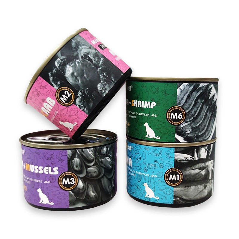 PATE LON 170G NỘI ĐỊA TRUNG CHO MÈO  - 6 VỊ THƠM NGON
