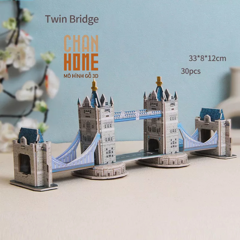 Mô hình lắp ráp giấy 3D bộ đồ chơi lắp ghép mô hình kiến trúc nổi tiếng độc đáo phát triển trí sáng tạo của trẻ