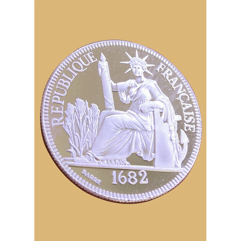 FRANCAISE ĐỒNG BẠC ĐÔNG DƯƠNG QUÝ HIẾM PIASTRE  BẠC