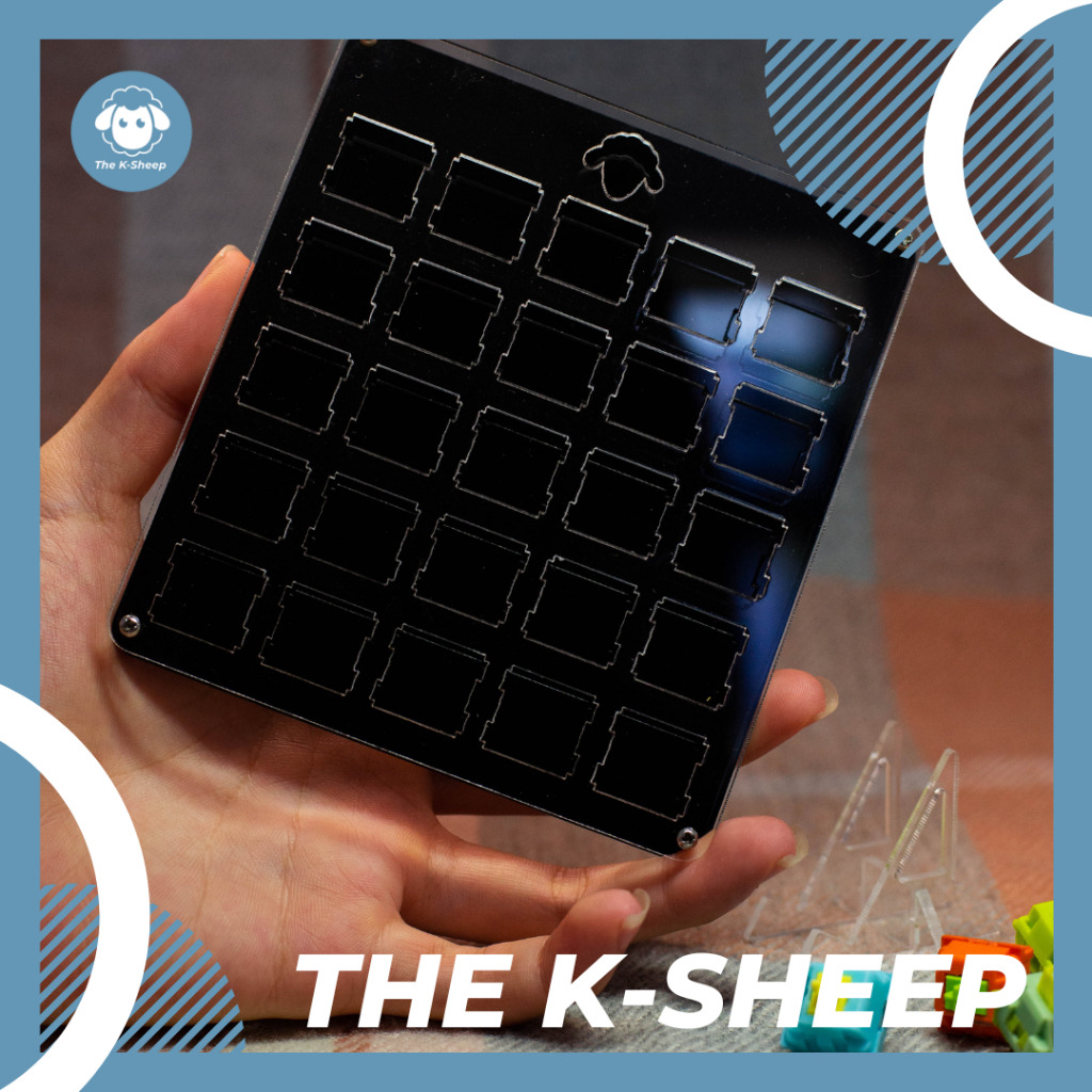 Base Mica Switch Tester Bàn phím cơ | Kệ chưng switch bàn phím ơ bằng Mica | Khung Mica CNC