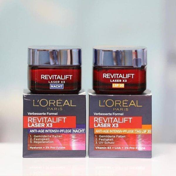 Bộ Kem Dưỡng Da Loreal Revitalift Laser X3