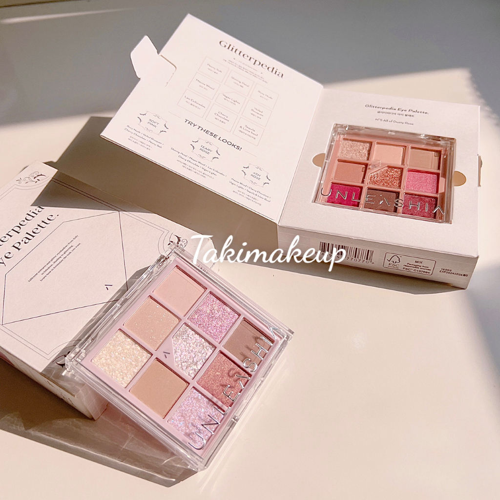 Bảng Phấn Mắt 9 Ô Unleashia Glitterpedia Eye Palette