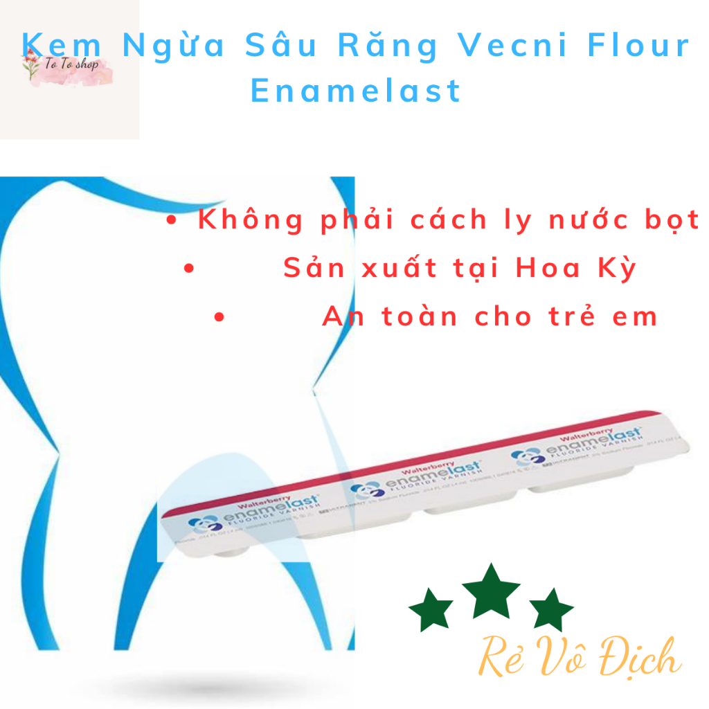 Vecni Fluor - Enamel Pro varnish - Sản phẩm  phòng  ngừa Sâu Răng _ Ê Răng  - Sún Răng