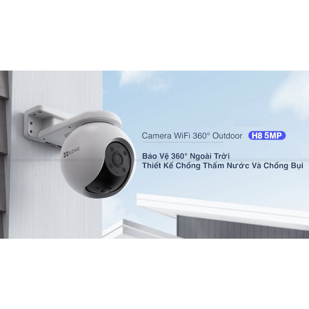 Camera Wifi Ngoài Trời EZVIZ H8 Pro 2K 3K Siêu Nét, Màu Ban Đêm - HKT STORE