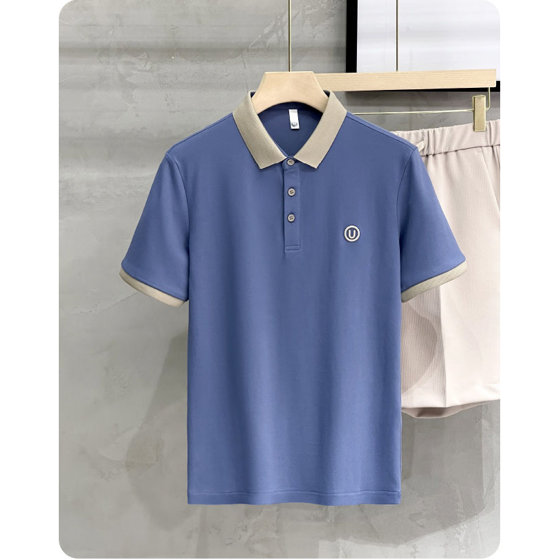 Áo polo nam cao cấp U5 chất vải mát nhiếu cotton