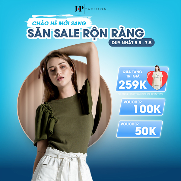 Áo thun kiểu ngắn tay J-P Fashion C 10206350