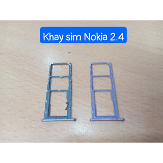 Khay sim nokia 2.4 zin tháo máy