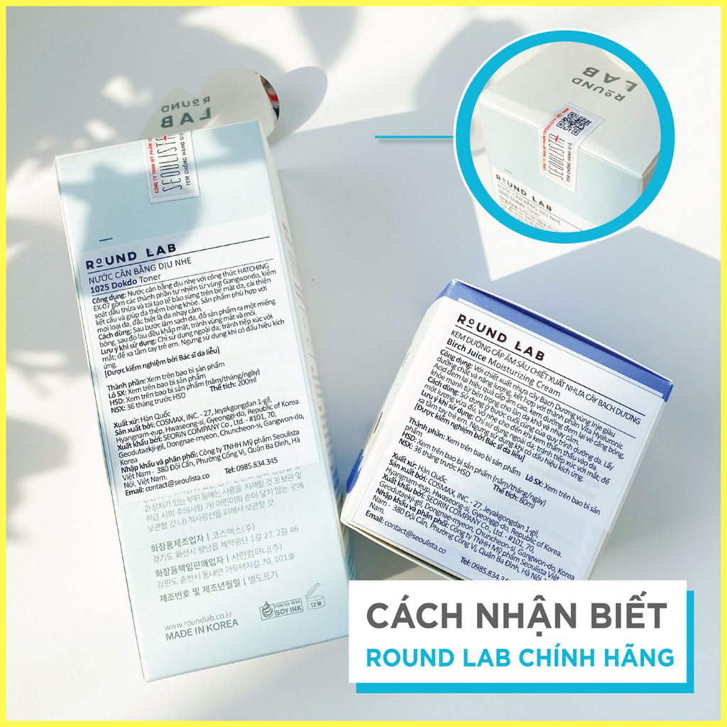 Tinh Chất Làm Dịu Da Chứa Pathenol ROUND LAB 1025 Dokdo Calming Ampoule 30mL Dành Cho Da Nhạy Cảm, Kích Ứng Nổi Mẩn Đỏ