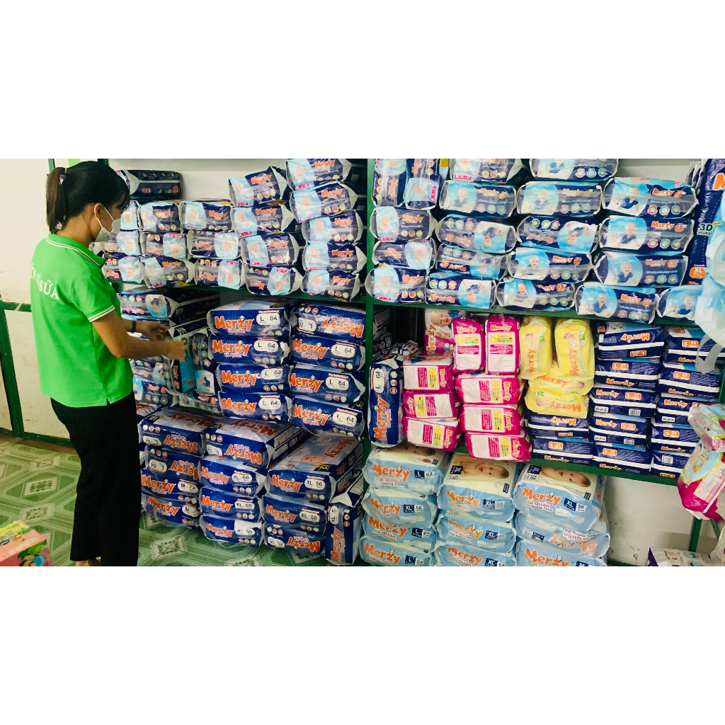 Tã dán sơ sinh MERZY, Tã dán xs merzy  xs MERZY 42 miếng