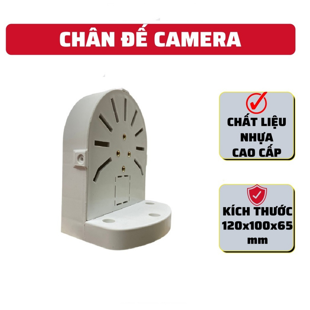 Chân Đế Gắn Tường Chuyên Dụng Cho Camera IP WiFi Ốp Trần, Treo Tường