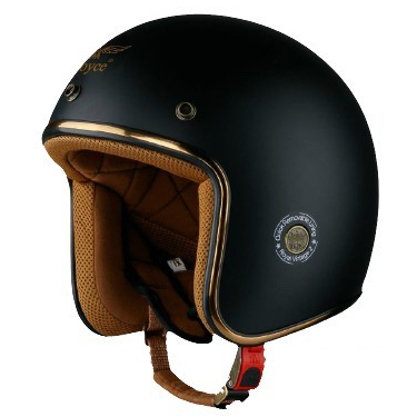 Mũ bảo hiểm trùm ¾ đầu cao cấp – Royce XH15 - Màu Đen nhám – Hàng chính hãng – Bảo hành 12 tháng