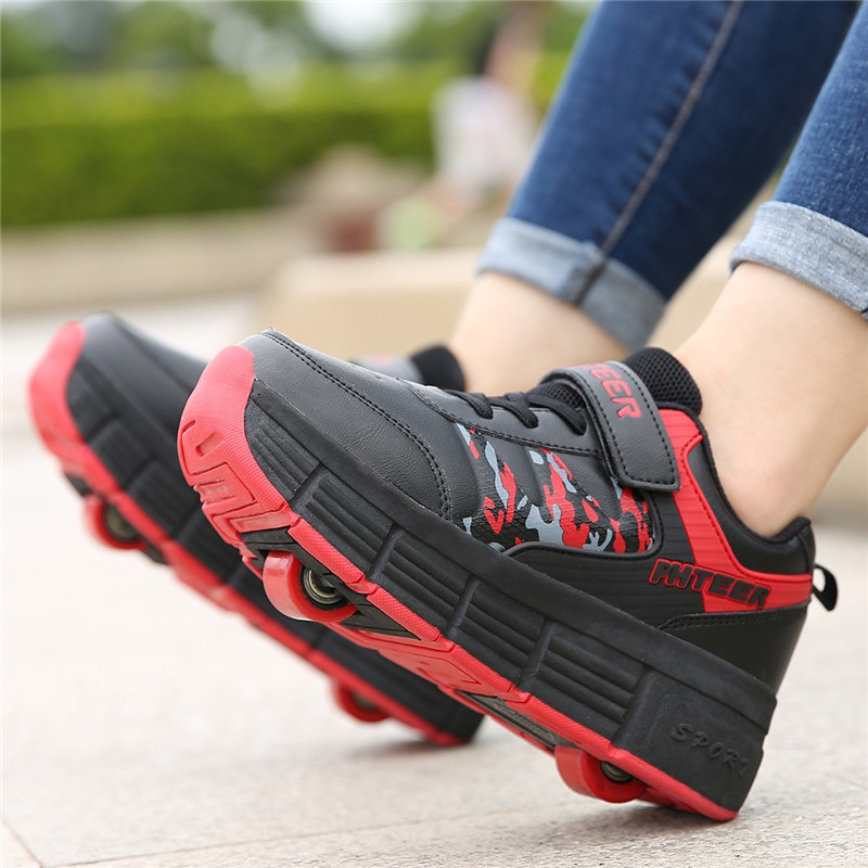 Giày Patin trẻ em 2 bánh kết hợp giày thể thao cho Bé gái/Bé trai